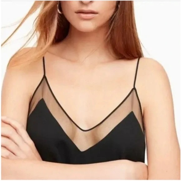 Aritzia Babaton Ciro Dress Spaghetti Strap Mini | Navy | S - Picture 4 of 11